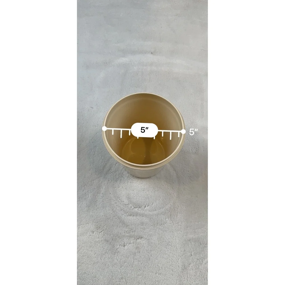 Eagle‎ Super Seal Vintage Tan Storage Container Microwave Safe Lid 5 Inch Wide